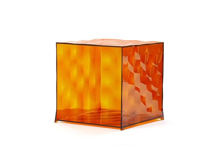 KARTELL cube OPTIC (Ambre sans porte - Polycarbonate transparent)