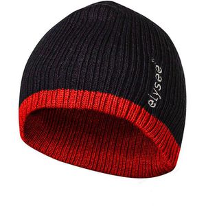 elysee Wintermütze Holger, schwarz/rot, Thinsulate-Strickmütze, Unisex, Universalgröße