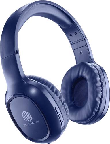 Cellularline On Ear Headset Bluetooth, Kabellos, kabelgebunden Blau Lautstärkeregelung, Touch-Steuerung
