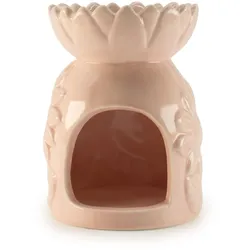 Ceramic Sunflower Oil Burner - Pastel Pink
