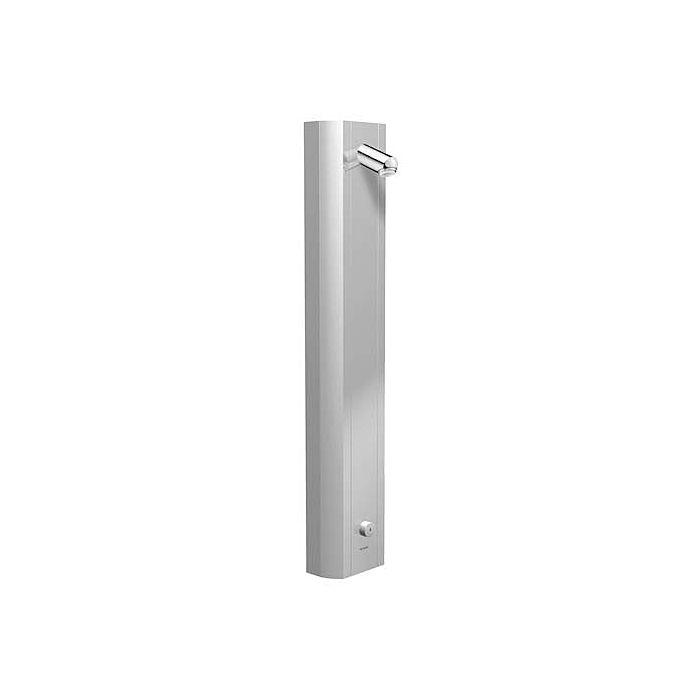 Schell Linus Vorwand-Duschpaneel 008260899 Alu-eloxiert, Selbstschluss Mischwasser, Kopf