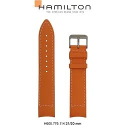 Hamilton - Khaki Navy Band-set Kautschuk-orange-21/20 H691.776.114 - orange