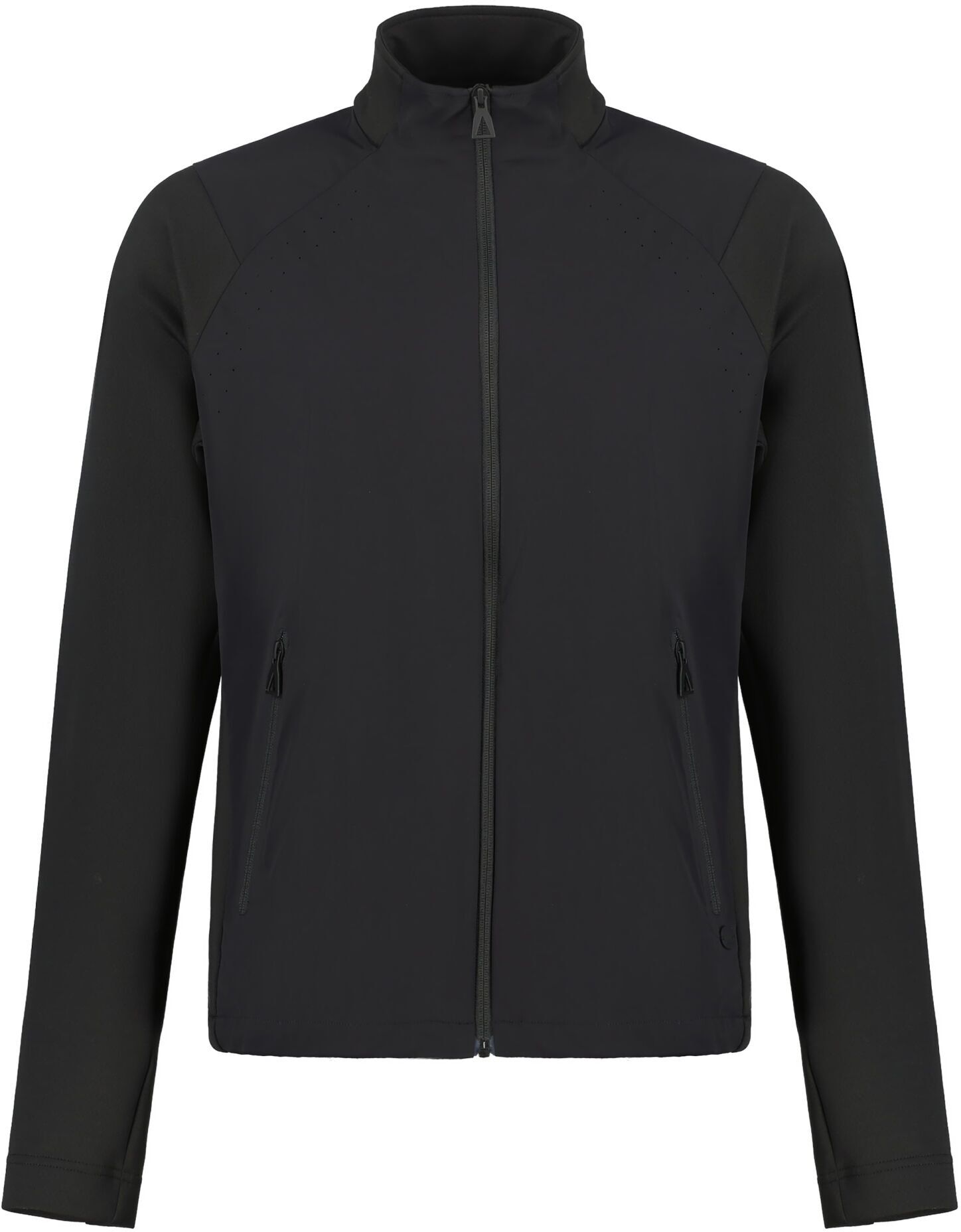 Outdoorjacke DACHSTEIN "Dachstein Midlayer Gmunden", Herren, Gr. L, schwarz, Stoff, 95% Polyester, 5% Elasthan, normal, Jacken Outdoorjacke