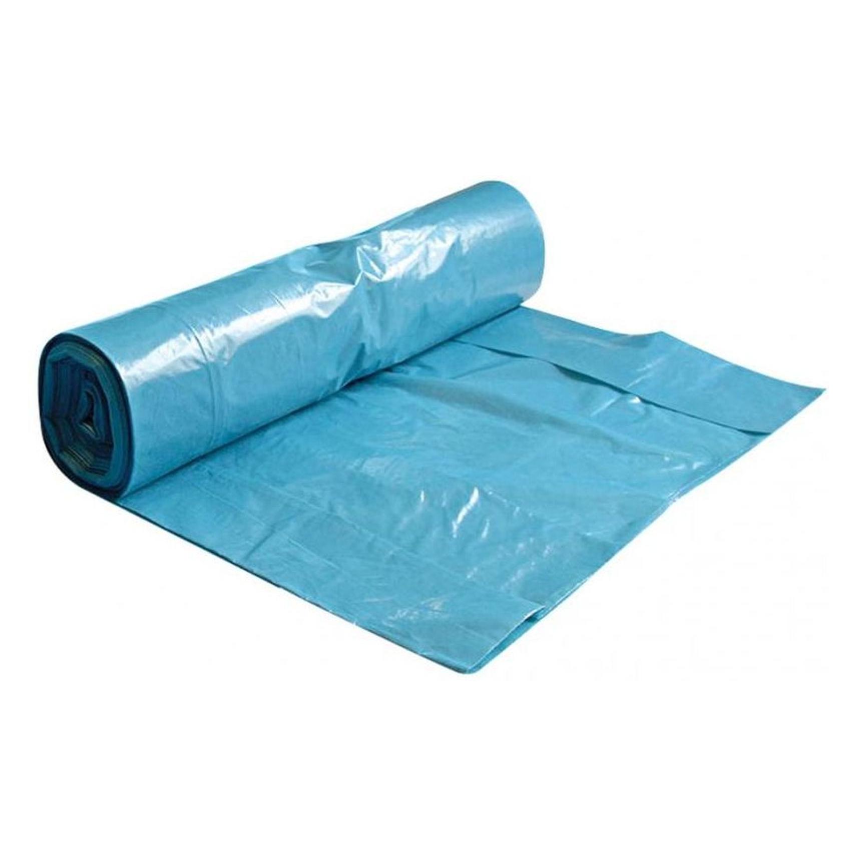 Hygoclean Müllsäcke, blau, 120 Liter, aus LDPE, 45 my stabil & strapazierfähig, nachhaltig, reines Recycling (25x, 120 l) (32322)