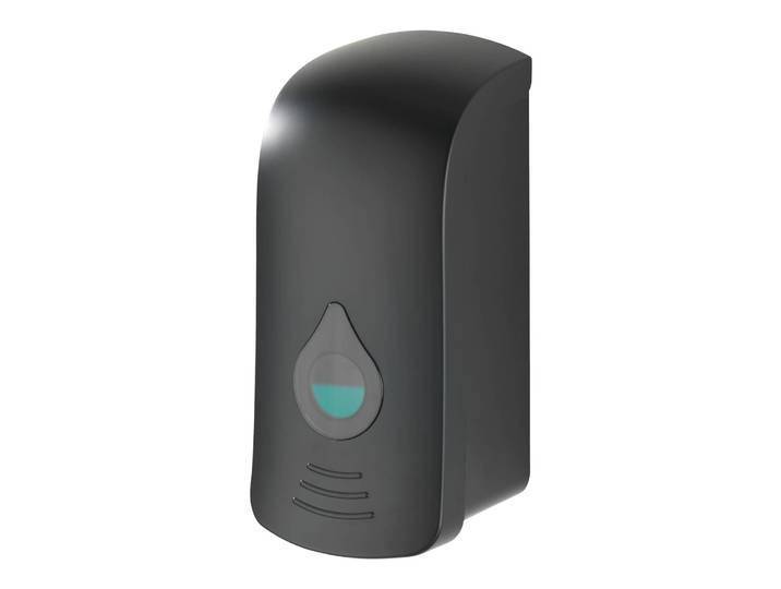Distributeur de désinfectant Matière plastique ABS Noir/Noir 10 x 10cm