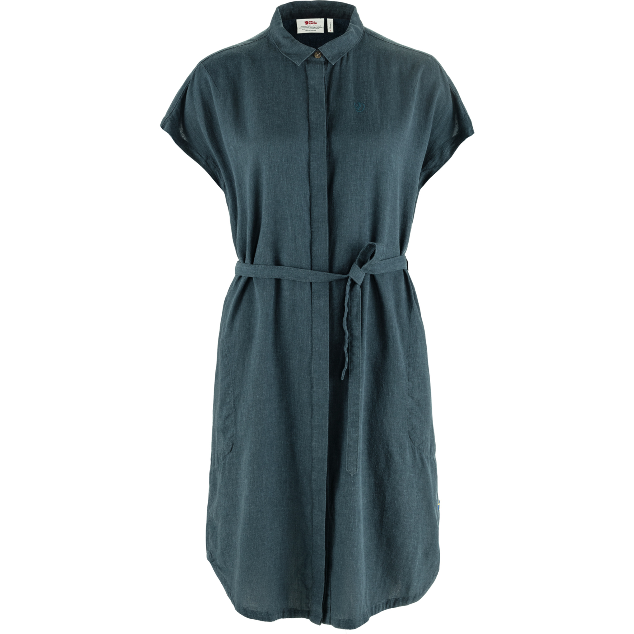 Fjällräven Övik Hemp Kleid Damen Kleider grau Größe XS Lifestyle Elastisch
