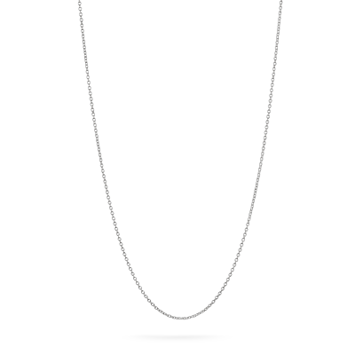 Kette ohne Anhänger THOMAS SABO "Zeitlose Kette mit Karabinerverschluss" Gr. 45, silber (silberfarben), Halsketten, Damen, 45, Metall