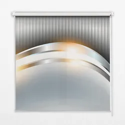 INNENROLLO - Fensterrollo - Rollo - 100x100 cm - Metallabstraktion