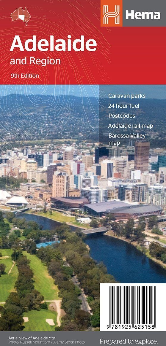 Plan - Adelaide et sa région (Australie)   Hema Maps