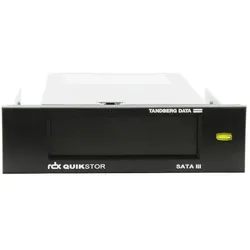 Tandberg Data O-T Internes RDX Laufwerk, schwarz, SATA III Schnittstelle (5,25" Blende)
