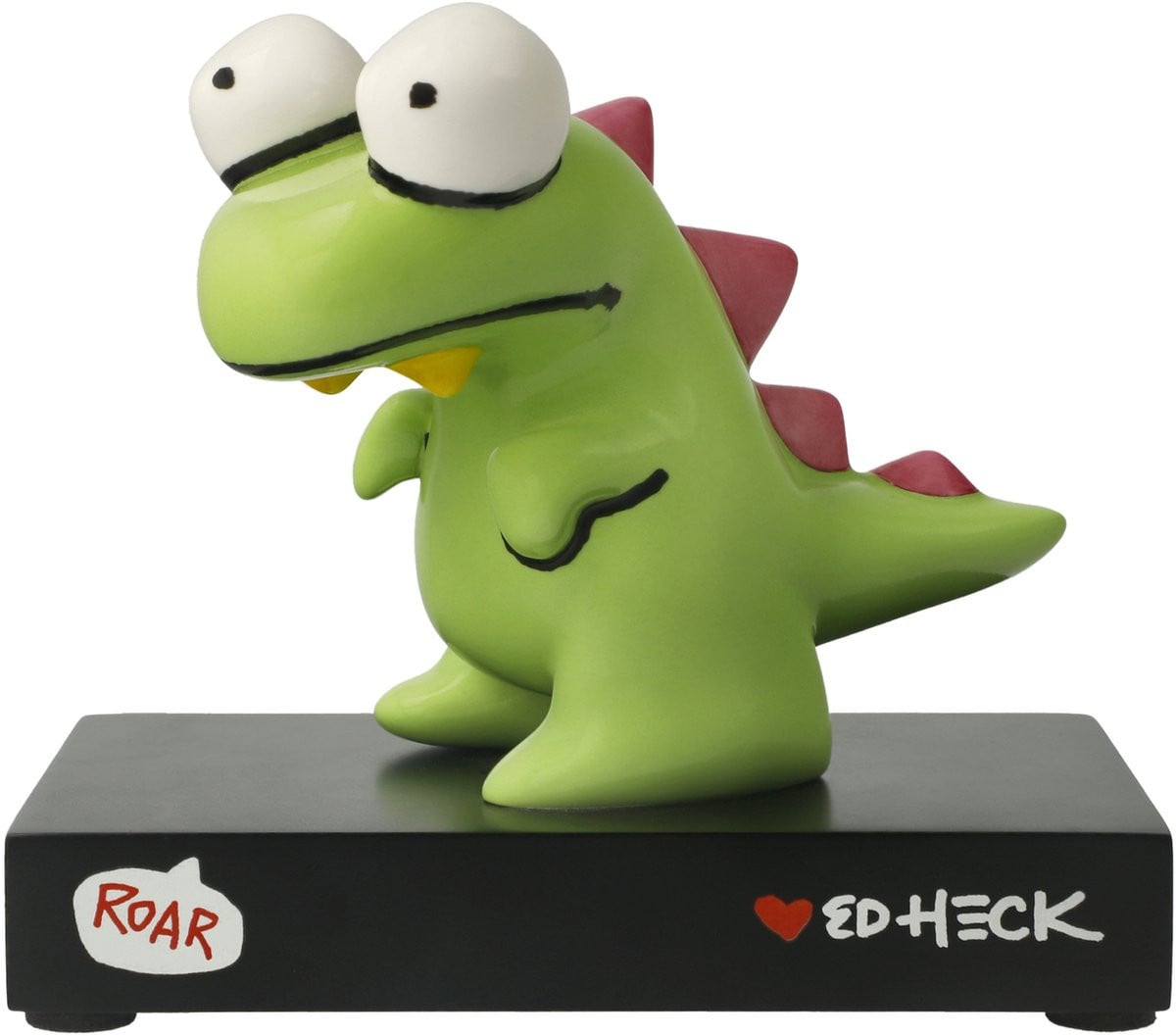Goebel Ed Heck Roar decoratief porseleinen dinosaurus beeld, 16 cm
