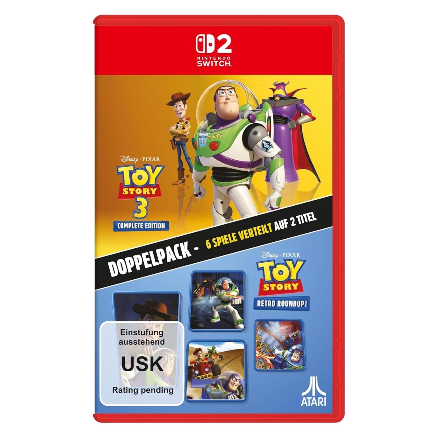 Atari Toy Story: Retro Roundup! + Toy Story 3 Complete Edition - Doppelpack (Switch 2, DE) (629594)