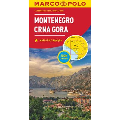 MARCO POLO Länderkarte Montenegro 1:250.000, Sonstige von Marco Polo Verlag, MairDuMont, 978-3-8297-3893-4