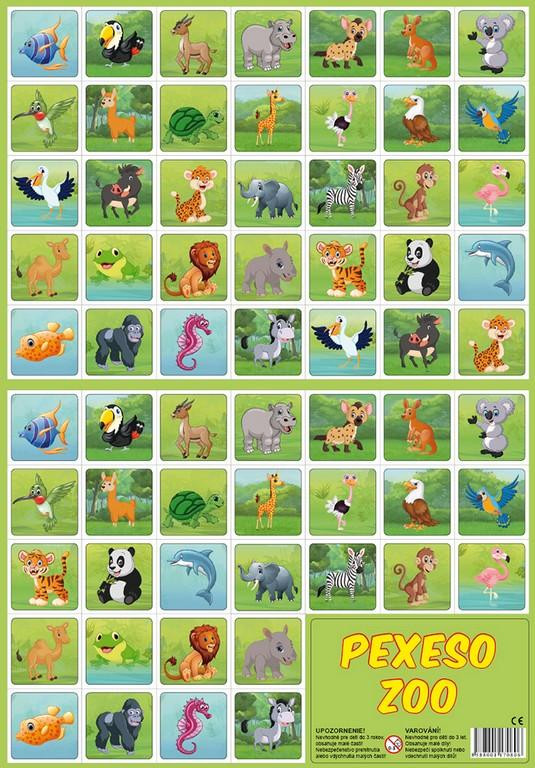 Wiky Pexeso-geheugenspel De dierentuin