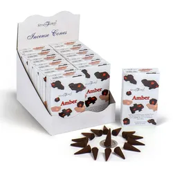 Amber Incense Cones