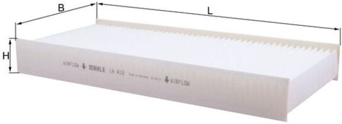 Innenraumluftfilter MAHLE KNECHT LA 412