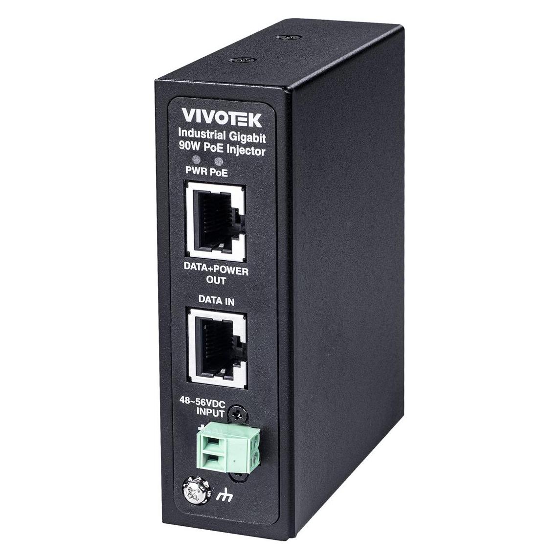 Vivotek AW-IHB-0100 Switch unmanaged 2-Port, PoE (802.3af (PoE), 802.3at (PoE+), 802.3bt (PoE++), 90 W) (AW-IHB-0100)