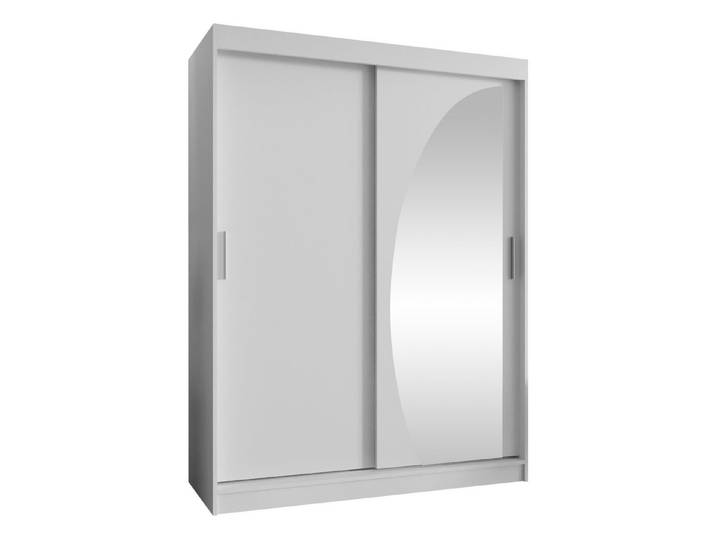 MIRJAN24 Kleiderschrank Wika 150 cm (mit zwei Schiebetüren) Schubladen als Zusatzoption