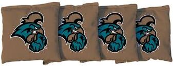 Skip's Garage Coastal Carolina Brown Cornhole Bags