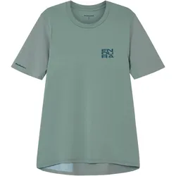 Endura, Herren, Velotrikot, AllTrack Ride S/S Tech Tee (L), Schwarz, Grün, L