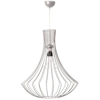 KAYOOM Hängeleuchte "Hängelampe Chiara 110", silber, 1, Ø 52cm H: 60cm, 1 Stk., Leuchten, Industrie- und Nostalgie-Design, Hängeleuchte