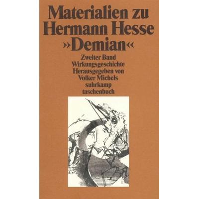 Materialien zu Hermann Hesses »Demian«, Taschenbuch von Volker Michels, Suhrkamp, 978-3-518-39020-7