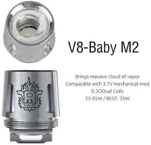 Smok V8 Baby M2 Coil Resistenze Ricambio - 5 Pezzi
