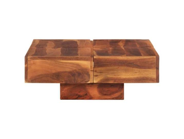 Table basse - AKOZON - AKO7731039225944 - Bois d'acacia massif - Vintage - 80x80x30 cm