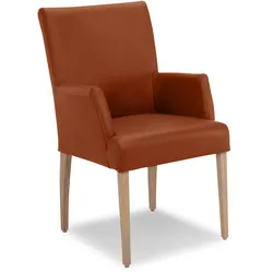 Polsterstuhl MOBITEC SHANNA (BHT 57x96x63 cm) - Bezug: Leder - BHT 57x96x63 cm
