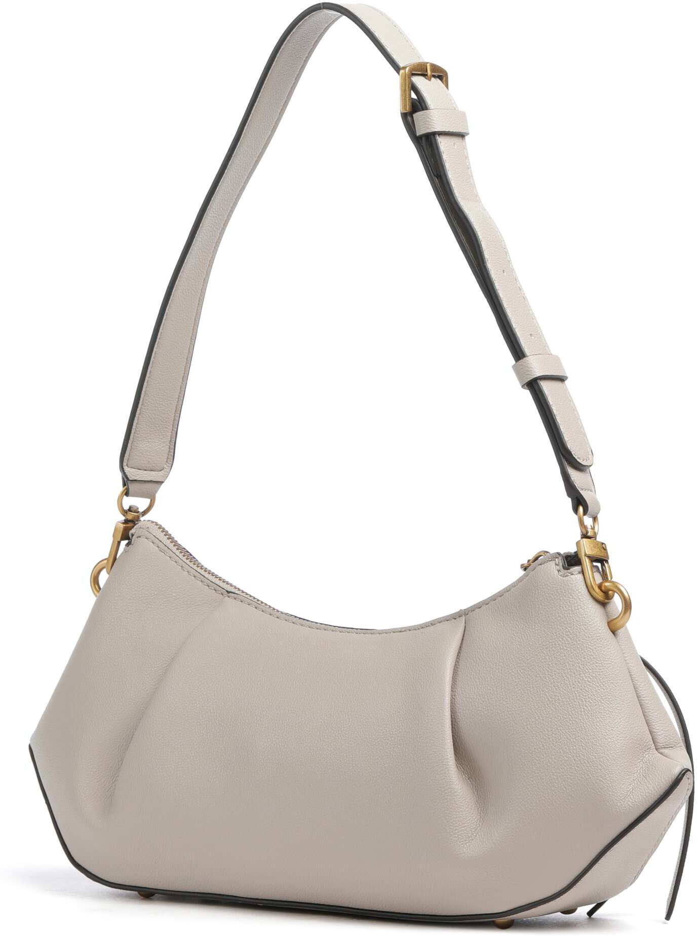 Guess Allegra Schultertasche aus Leder, beige