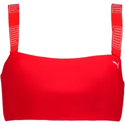 PUMA Swim Bandeau Bikini-Oberteil Damen 02 - red S