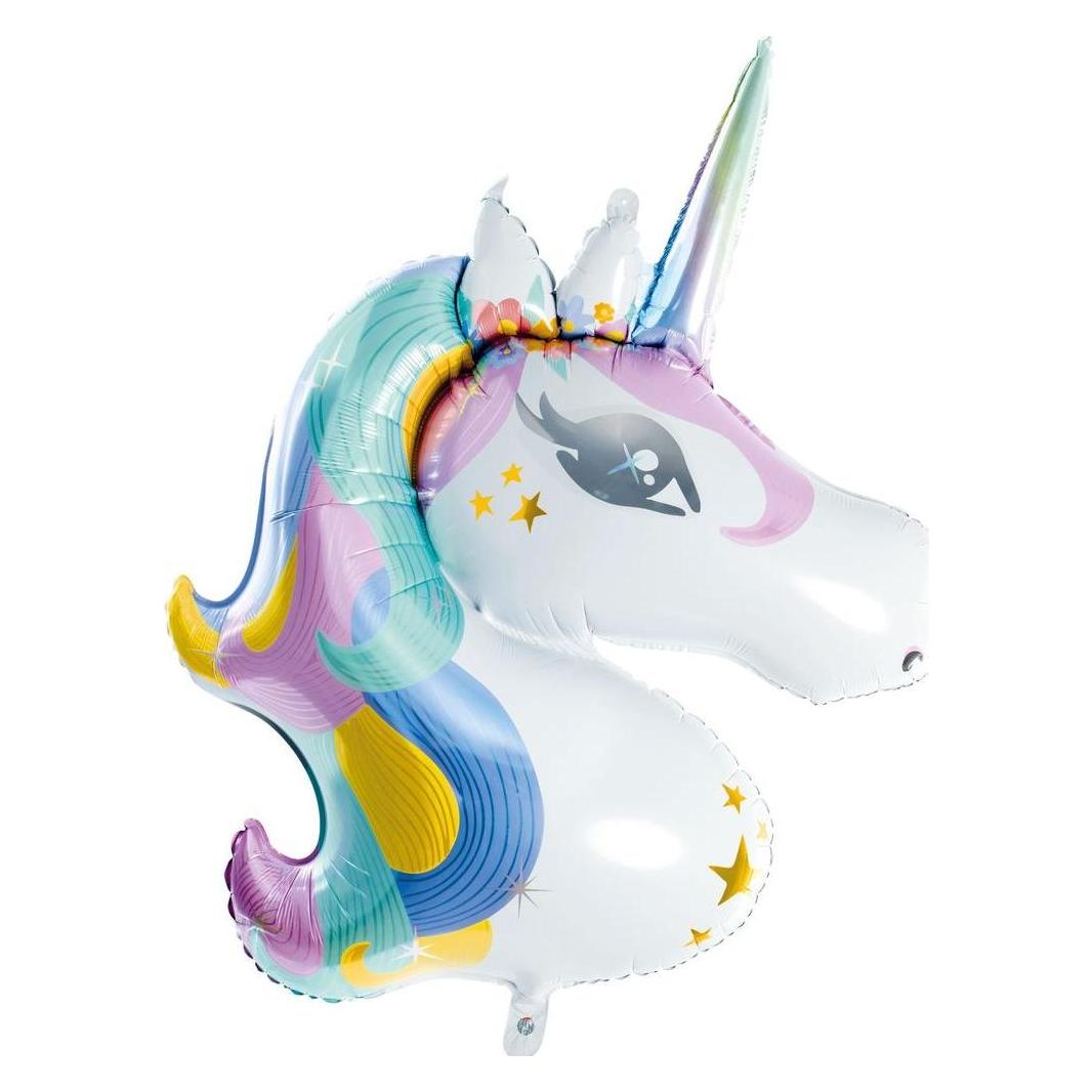 Partydeco Folienballon Unicorn Mehrfarbig (1x) (FB74)
