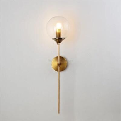 Uplift Treasures Nordic Long Arm LED Wall Lamp Modern Bedside Light transparent Color