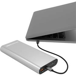 RealPower PB-20000 Powerbank 20000 mAh LiPo Silber Statusanzeige 282237