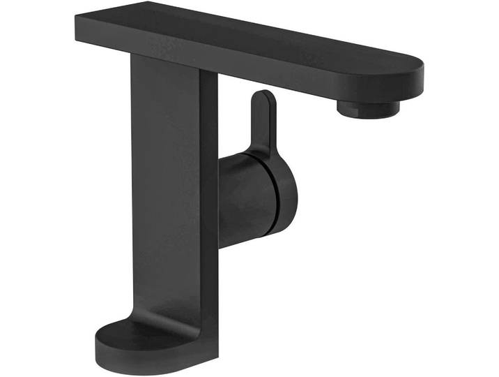 Waschtischarmatur, Schwarz, Metall, 4.5x15.0x16.8 cm, Made in Germany, flexible Anschlussschläuche, Badezimmer, Waschbecken & Armaturen, Armaturen