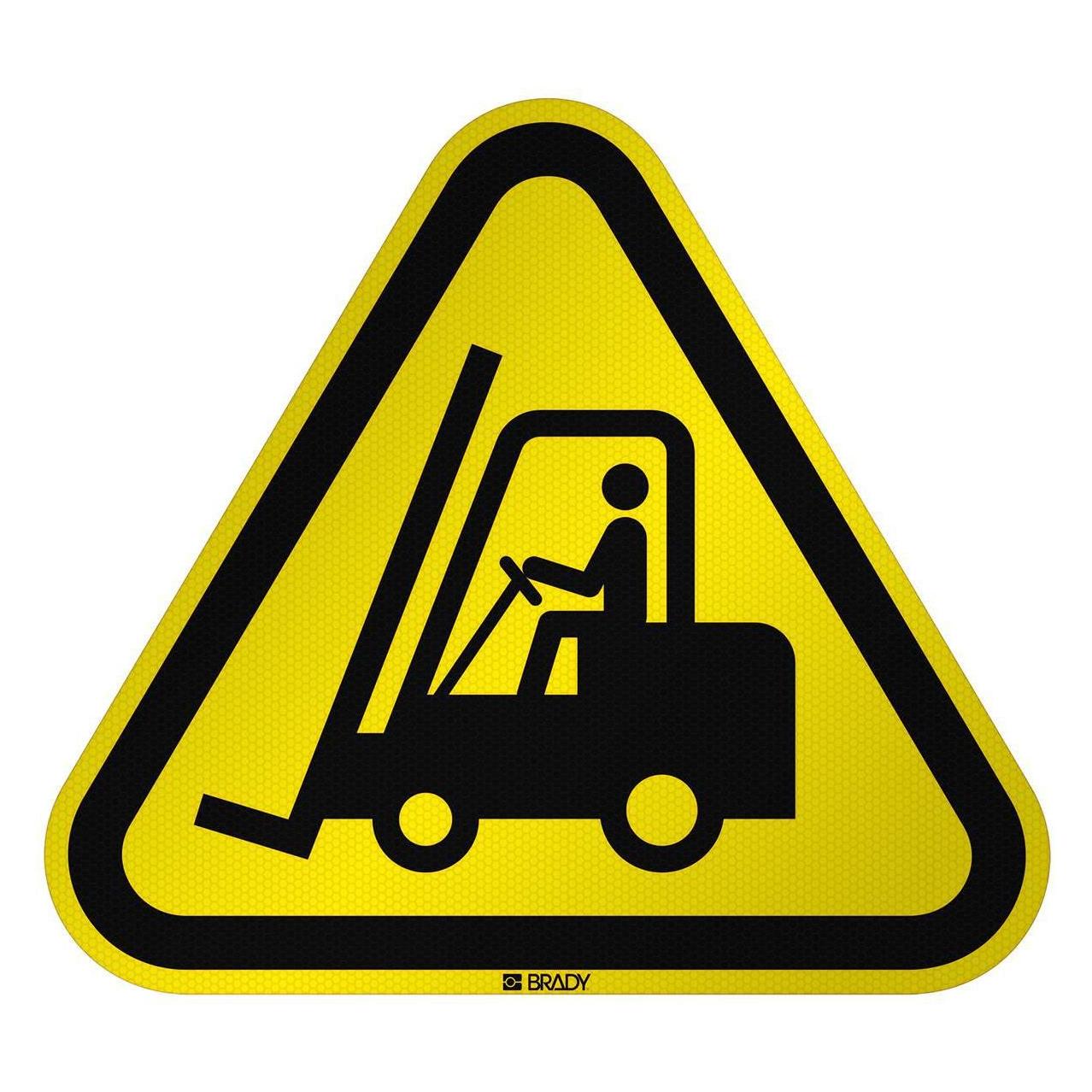 Brady ISO Safety Sign Warning (W/W014/NT/RFL-TRI310-1)