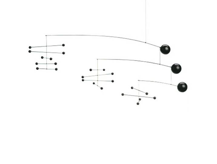 Flensted Mobiles - Symphony in 3 Movements Mobile, schwarz
