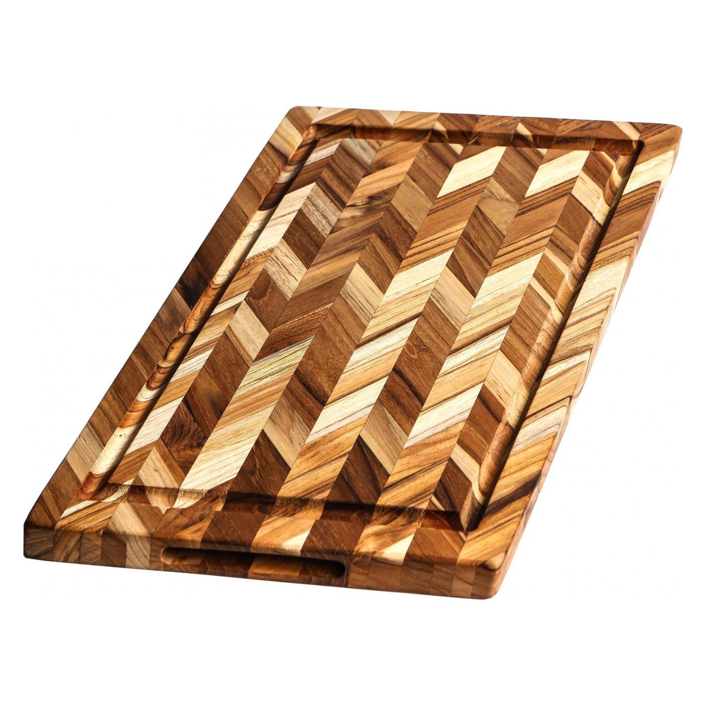 TeakHaus Teak Hackblock m. Saftrille (20435178)