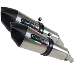 GPR Endschalldämpfer Kawasaki ZZR 1400 2012/16 e3 Pair EC-Approv. slip-on exhaust Gpe Ann. Titaiu