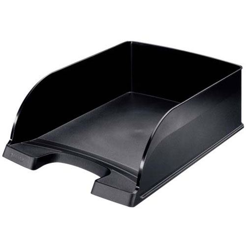 Leitz Briefablage Plus Jumbo, DIN A4, Polystyrol, schwarz