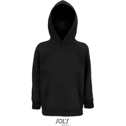 SOLS Kinder Bio Raglan Kapuzen Sweater Hoodie 03576 black 6 Jahre (106/116)