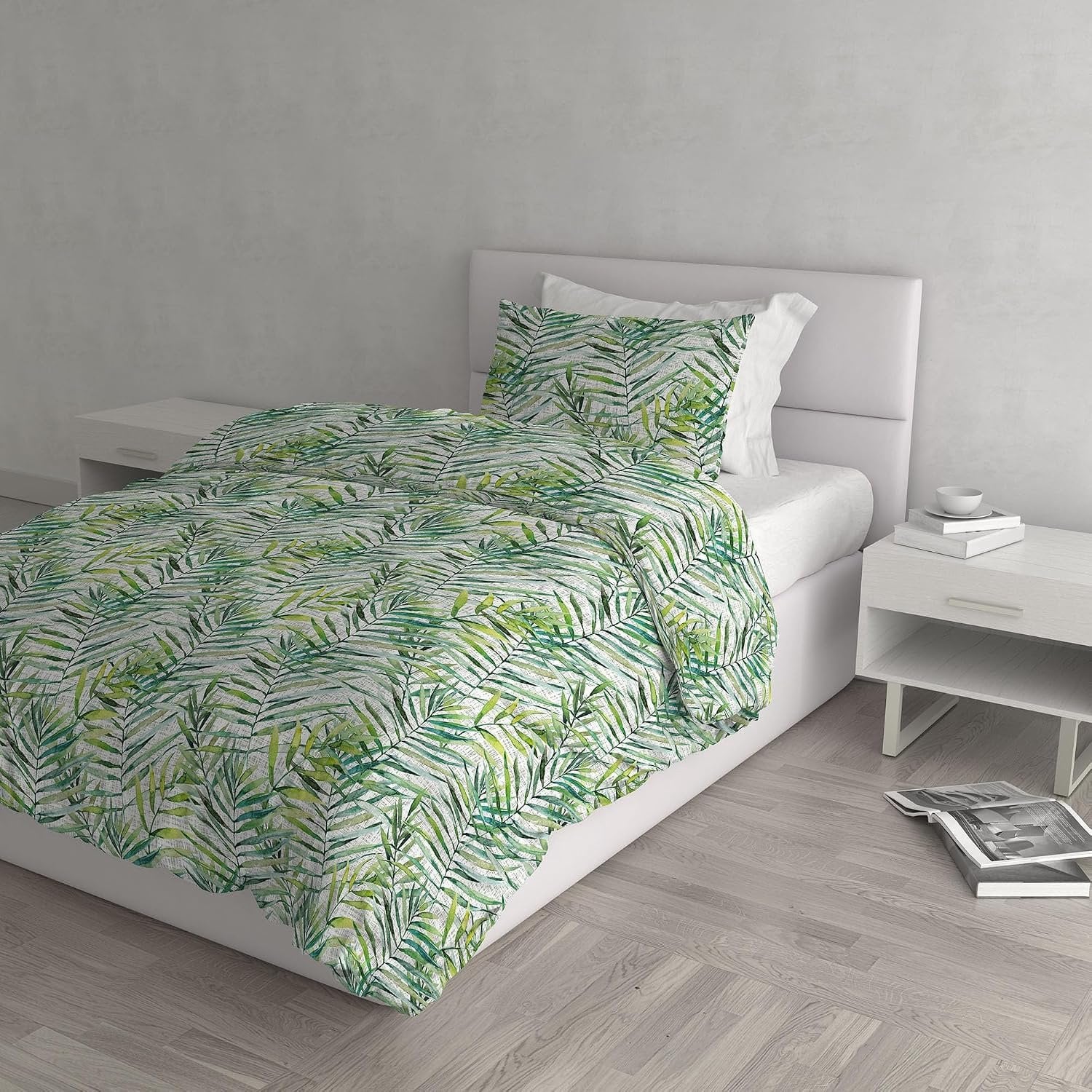 Beddengoedset Honolulu, bedrukt microvezel, eenpersoonsbed