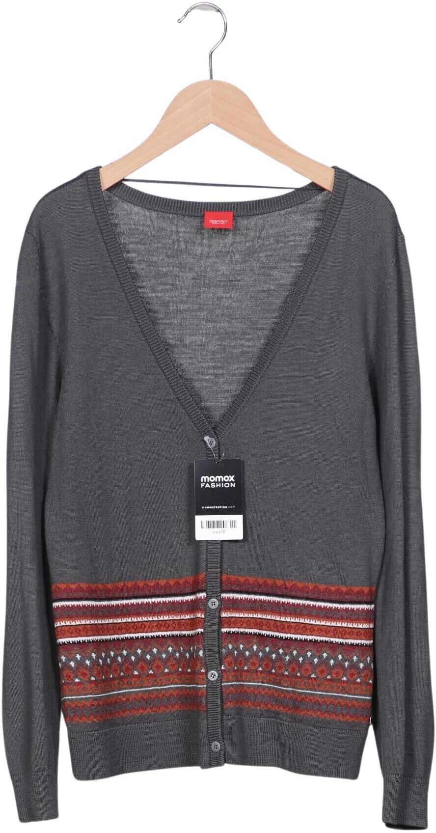 Esprit Maternity Damen Strickjacke, Grau, Gr. M, Synthetik / Wolle - Second Hand