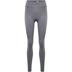 hummel hmlTE FUNDAMENTAL Mid-Waist Leggings Damen 2864 - quiet shade M