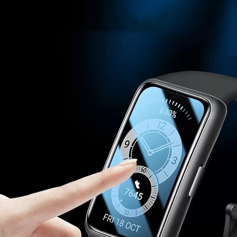 INF TPU Displayschutzfolie kompatibel mit Huawei Watch Fit 4 - Semi-Adsorbierte Positionierung (3er-Pack)