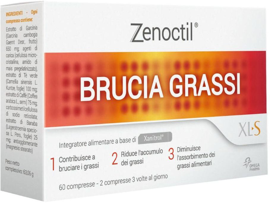 PERRIGO ITALIA Srl Zenoctil Brucia Grassi 60 Compresse - Integratore per la Perdita di Peso con Formula Avanzata