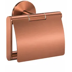 Smedbo Toilettenpapierhalter mit Deckel Kupfer gebürstet