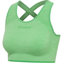 hummel hmlMT UNA Seamless Funktionsshirt Damen 6350 - summer green melange XS
