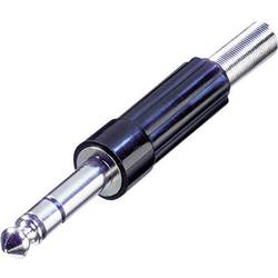 Rean AV NYS 204 Klinken-Steckverbinder 6.35 mm Stecker, gerade Polzahl: 3 Stereo Silber, Schwarz 1 St.