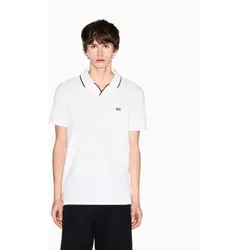 A|X Armani Exchange für Herren. XM002401AF10366U0009 Polo Breath weiß (M), Lässig, Baumwolle, Kurzarm